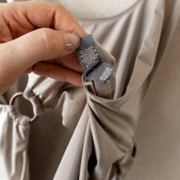 Aerie One Piece Swimsuit Women’s Size Medium Cheeky Scoop with Side Rings - Picture 6 of 7